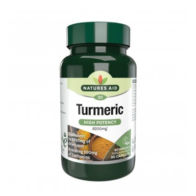 Natures Aid Turmeric 8200mg 30 caps